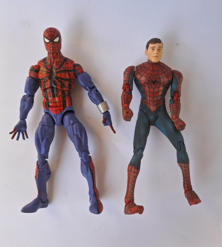 Spider-man Marvel Legends - Ben Reilly Y Tobey Maguire  2002