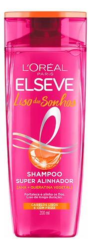 Kit Shampoo E Condicionador Elseve Liso Dos Sonhos 200ml
