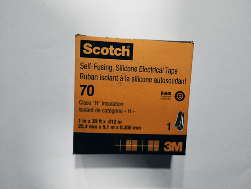Cinta Silicona Electrica Autofusionante 70 Scotch
