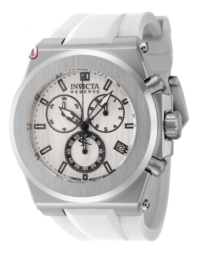 Reloj Invicta Reserve Akula Blanco Para Hombre 50.25mm