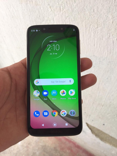 Celular Moto G7 Play Edição Dourado