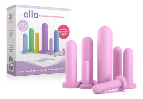Ditalador Obstetria 7 Cones Tamanhos Diferentes Feminino
