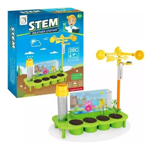 Juego Experimentos Sistema Meteorologico Kit Para Plantar