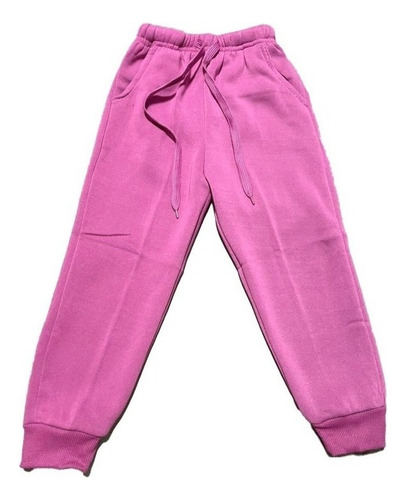Pack 3 Pantalones Jogger Buzo Invierno Con Polar Niña