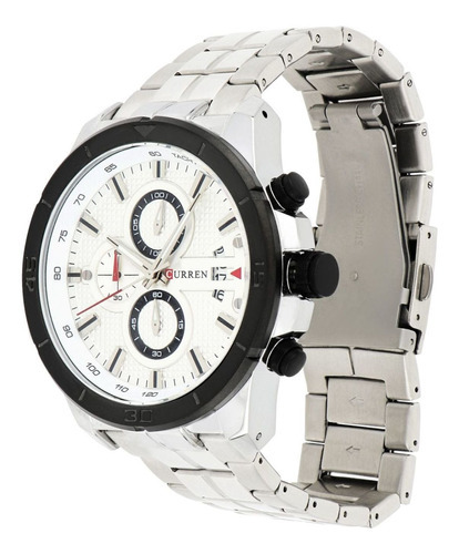 Reloj Curren Krec6019 Plateado Hombre