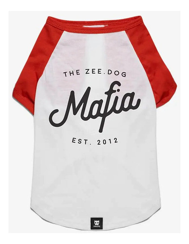 Remera Para Perros The Zeedog Mafia Talle Extra Large Rojo