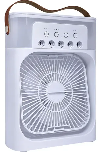 Ventilador Umidificador de Mesa Brazilhouse 10W USB LED Timer Branco