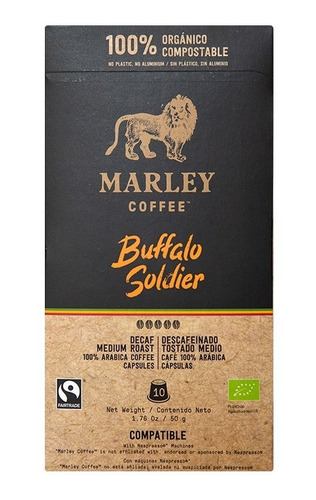 Café Cápsula Buffalo Soldiermarley Coffee  Nespresso® Compat