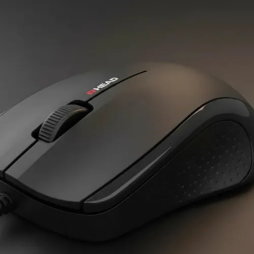 チューバマウスピース RUDOLF MAINL DIESPECK/ A.RM0 Mouse Óptico Rhead Com Fio MS-26BK Preto, Ergonômico e Para PC