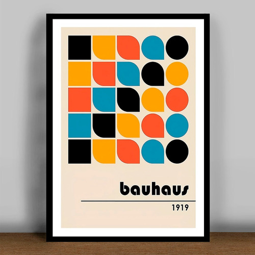 Cuadros Decorativos Aesthetic -escuela De La Bauhaus 30x42cm