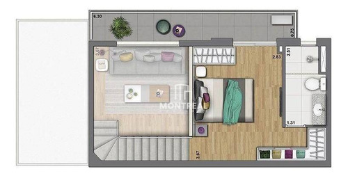 Imagem 20 de 23 de Cobertura À Venda, 66 M² Por R$ 1.003.930,00 - Baixo Augusta - São Paulo/sp - Co0058