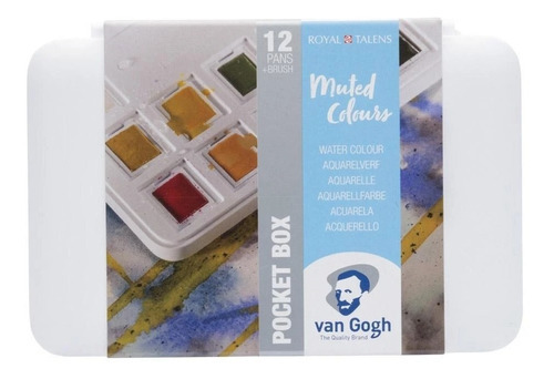 Acuarelas Profesionales Van Gogh Muted  Colours X 12 Estuche