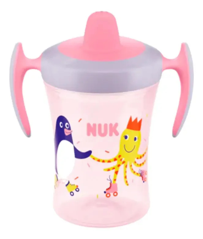 Vaso Nuk | Evolution Trainer Cup | Con Pico | 230ml Color Rosa Rosa