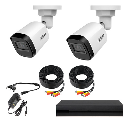 Kit Video Vigilancia 2 Cámaras Dahua Dvr 8 1080p Sin Disco