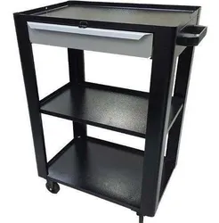 Comprar Carrinho Aberto C/1 Gaveta Azul/vermelho/preto no Mercado Livre