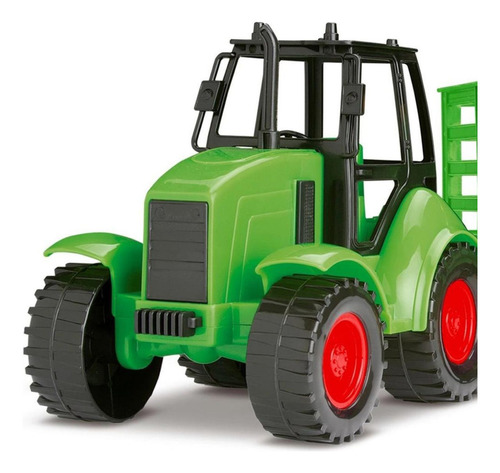 Trator Verde Agromak Haras C/ Carreta E 2 Cavalos