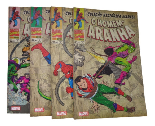 Hq Coleção Histórica Marvel O Homem Aranha Volumes 1 Ao 4 + Box Panini (Usado)