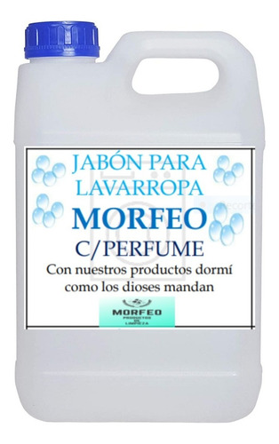 Imagen 1 de 4 de Jabón Para Lavarropas Líquido Con Perfume Biodegradable 10 L