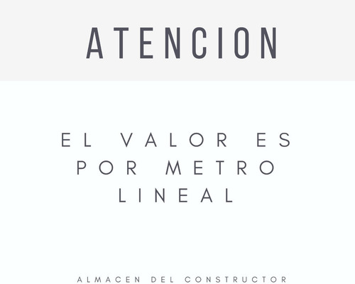 Imagen 3 de 6 de Cenefa Artesana Decorativa Galvanizada Dess 20 Cal27