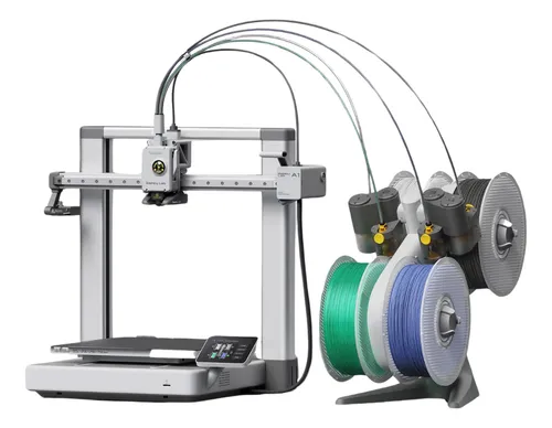 Impressora 3d Bambu Lab A1 Com Ams Lite Combo 4 Cores Cor Prateado