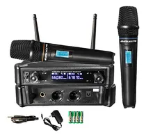 Comprar Batblack Bt-m43 Pro Uhf Set 2 Microfonos Inalambricos Manos