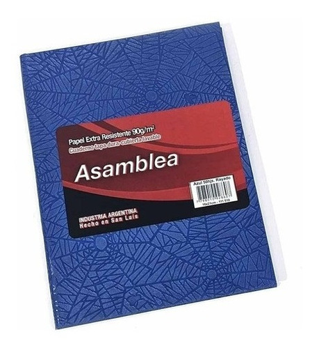 Cuaderno Asamblea Araña Escolar T/ Dura 50 Hjs 16x21 X1