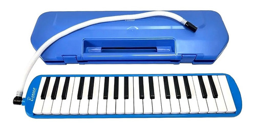 Imagen 1 de 3 de Armónica Flauta Melodica Benson 37 Notas Boquillas Valija P