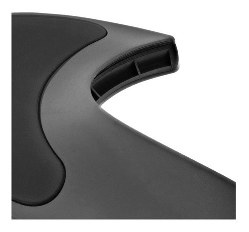 Mouse sem fio Ergonom Semi Vert com teclado colorido preto Klipxtreme Kmw-750