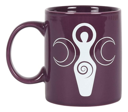 Pacific Giftware Taza De Café Con Triple Diosa Morada, Taza 