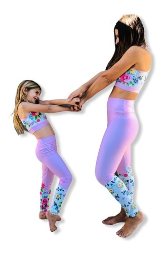 Imagen 5 de 6 de Calza Deportiva Lycra Estampada Munay Mama Bchic