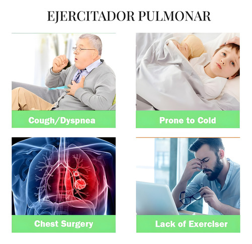 Espirometro 3 Bolas Ip003: Ejercitador Pulmonar Respira