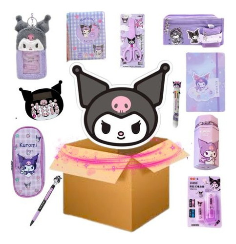 Caja Kuromi Mystery 10 Articulos Box Caja Sorpresa