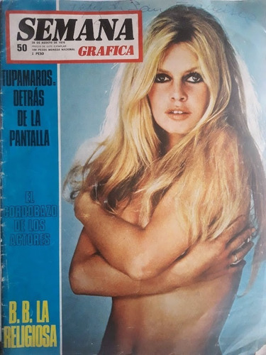 Revista Semana Grafica - Brigitte Bardot 1970