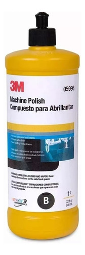 Abrillantador A Maquina 3m - Paso B -  946ml Autos Motos 