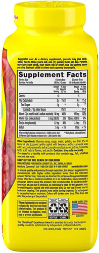 Imagen 2 de 3 de L'il Critters Kids' Immune C Más Zinc Y Vitamina D. Vitaminas Y Minerales Esenciales Para Niños Que Desean Mantienen Un Crecimiento Y Desarrollo Saludable. Sin Sabores Ni Edulcorantes Artificiales