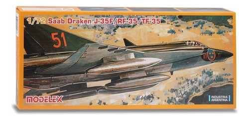 Saab Draken J-35f/rf-35/tf-35 1/72 Modelex