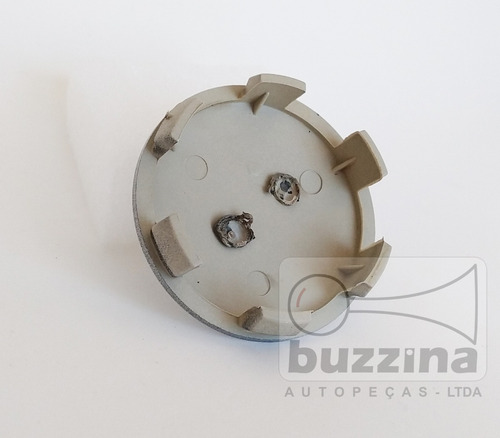 Imagem 4 de 4 de Kit 4 Calota Centro Roda Miolo Peugeot 207 Escapade Sw Prata