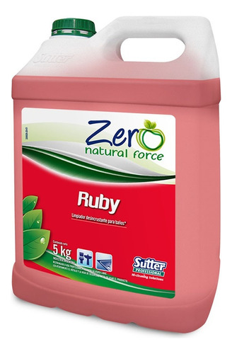 Ruby Zero Anticalcareo Desinfectante Perf. 5 Lts