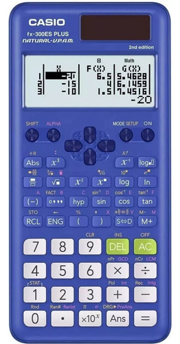 Calculadora Cientifica Casio Fx-300 [ Secu - Preparatoria ] Color Azul