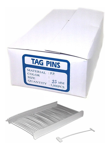 Precintos Hilo Tag Pin Grueso 25mm X5000 Standard