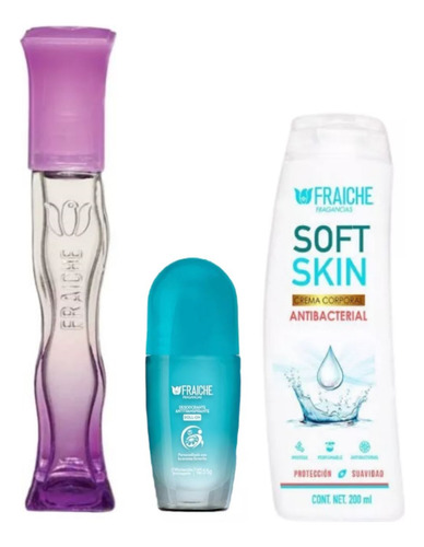 Perfumes Fraiche 1 Piez De 60 Ml Crema Y Rolon De 55g 33.3%