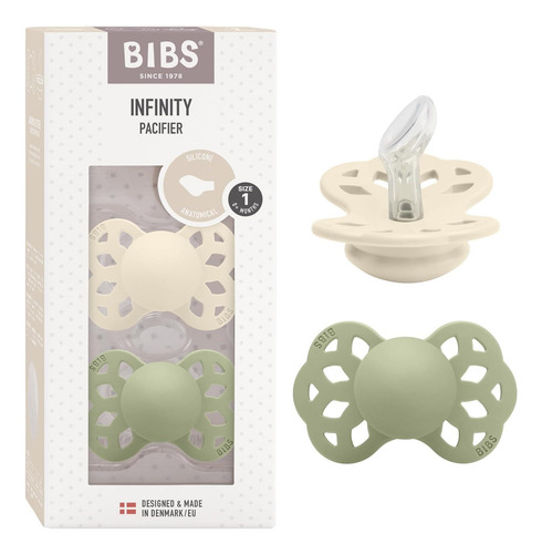 Paciente Anatómico De Bibs Infinity 2-pack, Sin Succión De S