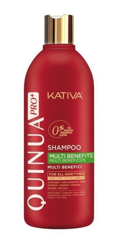 Shampoo Kativa Quinua Pro 500ml - mL a $78
