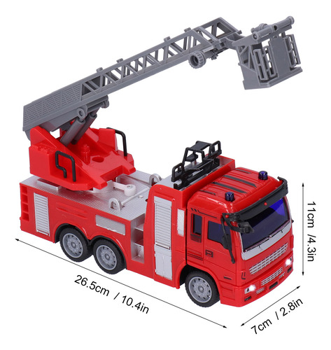 Sonido De Control Remoto De Camión De Bomberos Modelo 1:30
