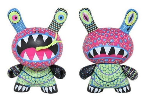 Dunny Necuc Series 2 Azteca 2011 Tepetonga 3'' Kidrobot (Usado)