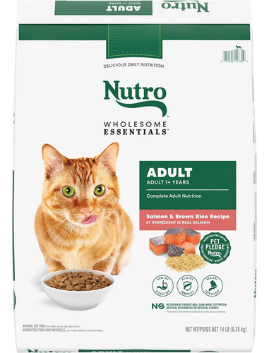 Nutro Alimento Seco, Salmón Y Arroz Integral, 14 Lb