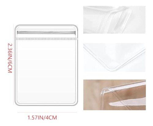 Bolsas De Joyería Transparentes Ziplock 100 Uds 4 X 6 Cm