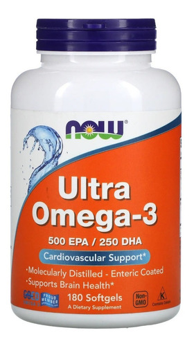 Now Foods Ultraomega-3, 500 Epa/250 Dha 180softgels