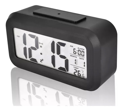 Reloj Despertador Pantalla Led Fecha Temperatura Alarma Colo