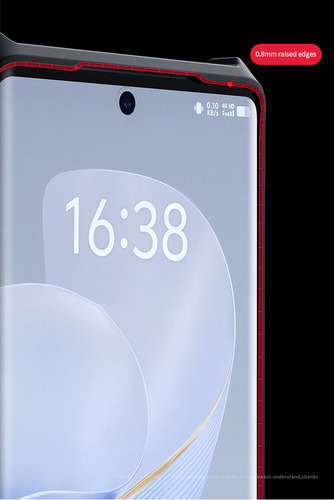 C Para Vivo V40 Soft Clear Frame + Funda Mica